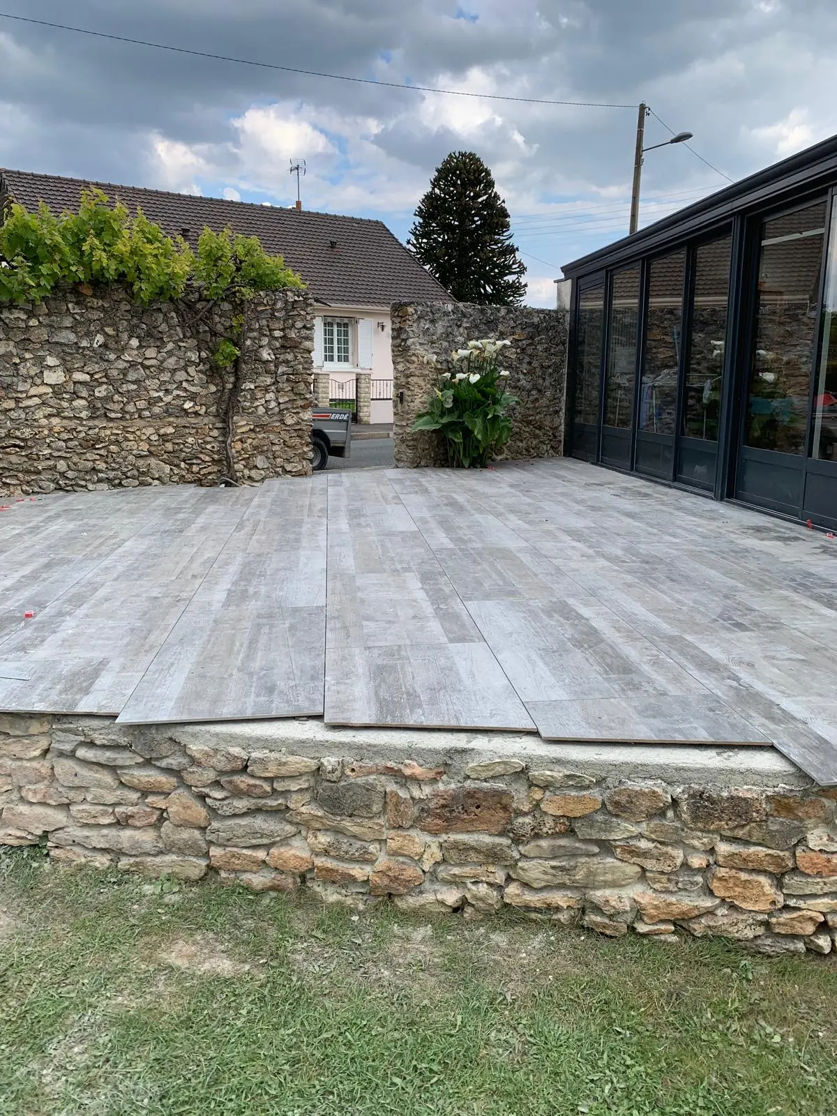 Espace repas extérieur