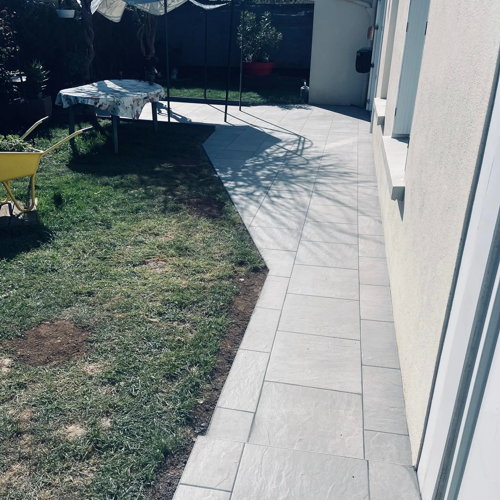 Construction d'une véranda