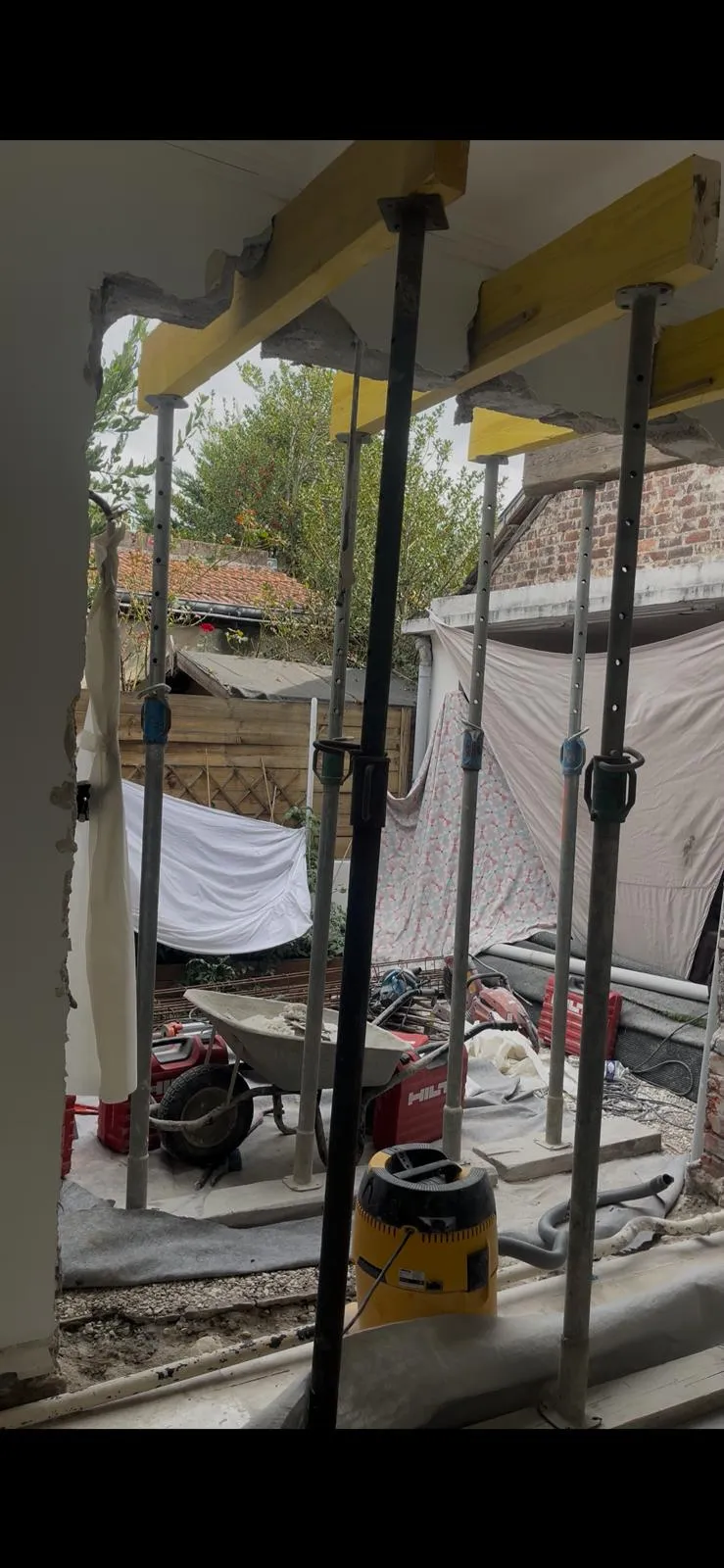 Allée en pavés autobloquants