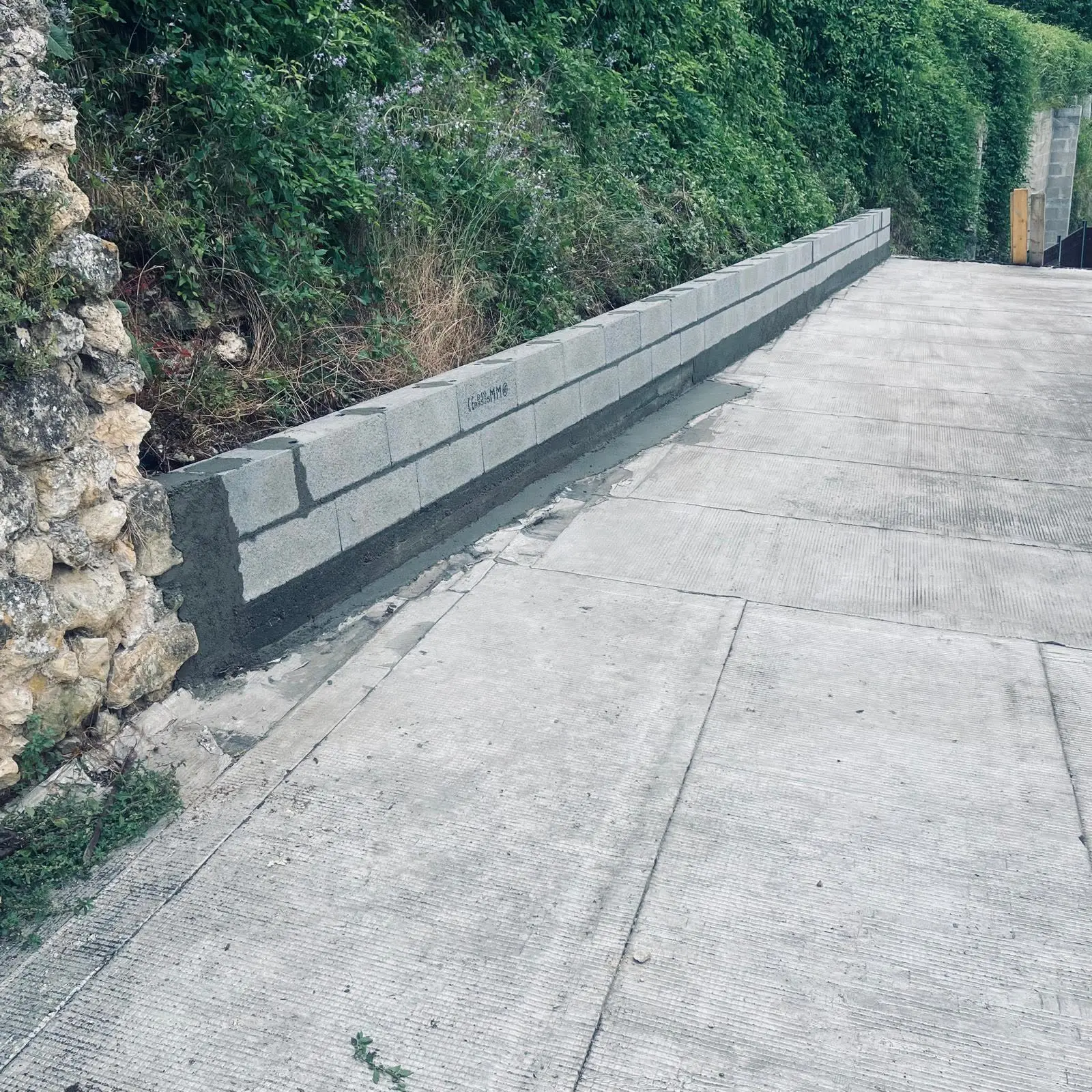 Fondation en dalle de béton